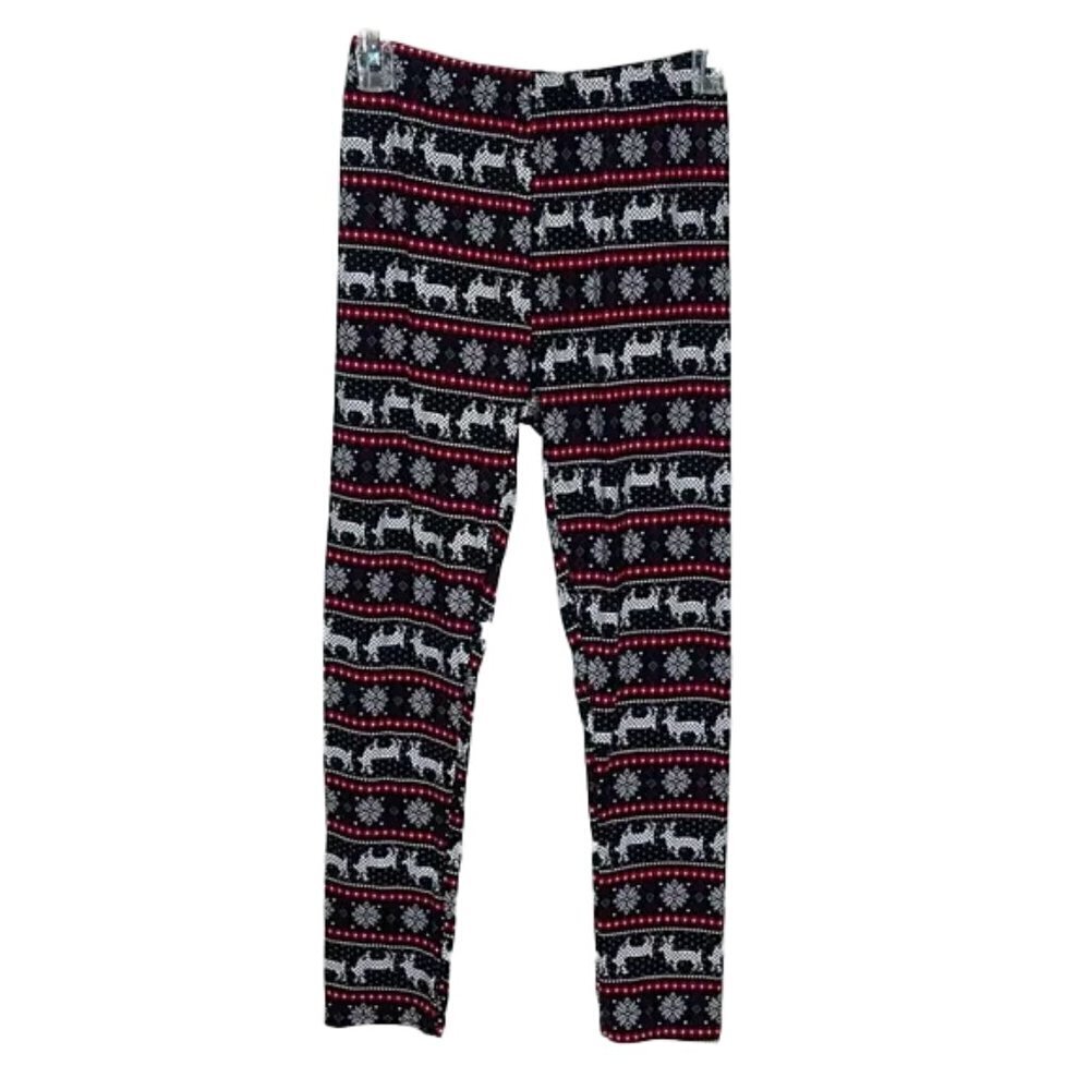 ❤️ 🆕 JUST ONE Girls Christmas Pants Size L